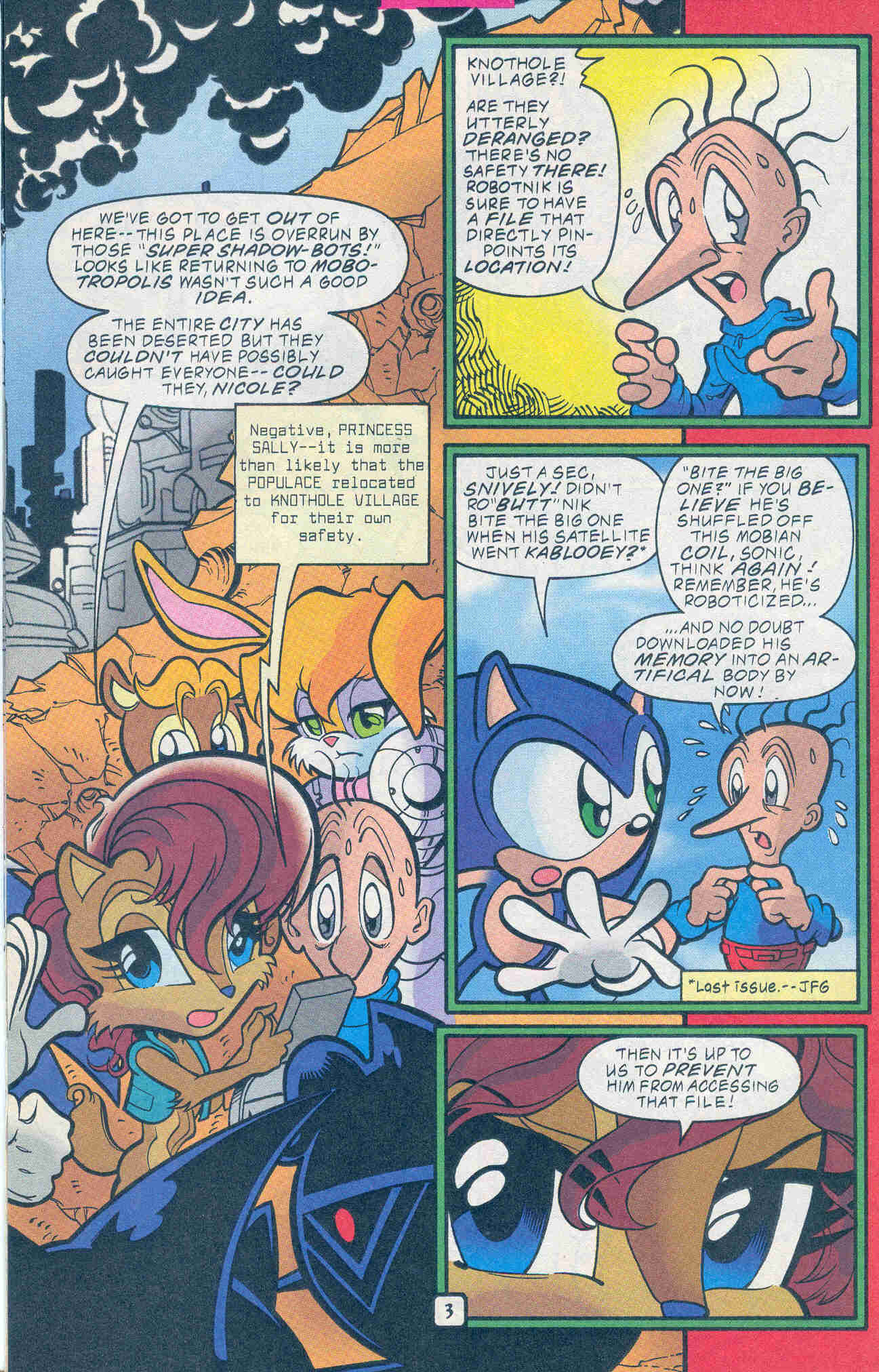 Sonic - Archie Adventure Series November 1999 Page 3
